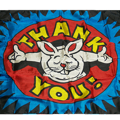 Production Silk 16 inch x 16 inch (Thank You) by Mr. Magic Trick
