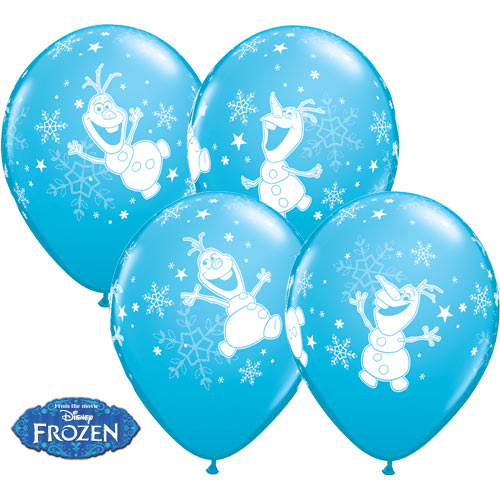 Frozen Olaf Dancing Balloons 11 Inch (Bag of 25)
