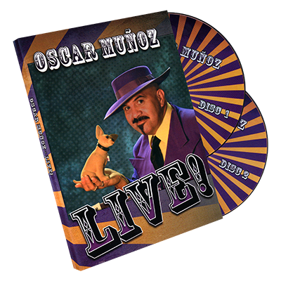 Oscar Munoz Live (2 DVD Set) by Kozmomagic DVD