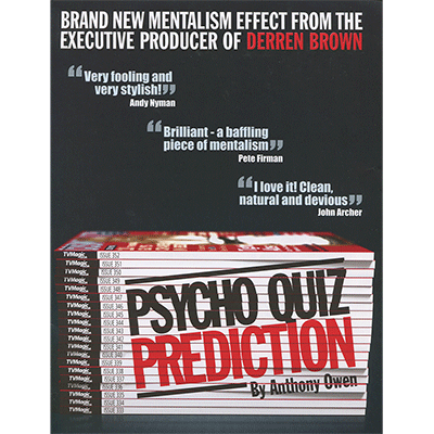 Psycho Quiz Prediction by Anthony Owen Trick