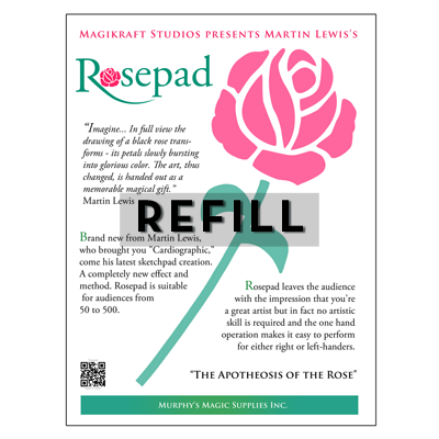 The Rose Pad REFILL by Martin Lewis Trick