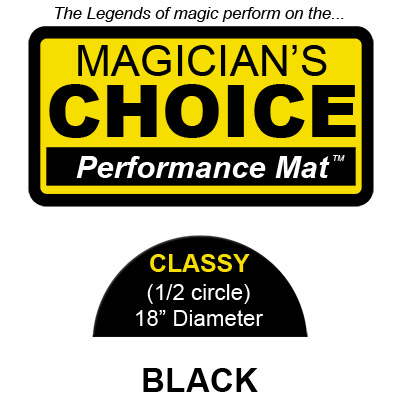 Classy Close Up Mat (BLACK 18 inch) by Ronjo Trick