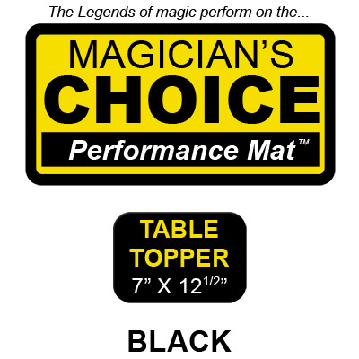 Table Topper Close Up Mat (BLACK 7x12.5) by Ronjo Trick