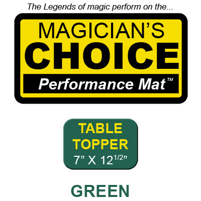 Table Topper Close Up Mat (GREEN 7x12.5) by Ronjo Trick