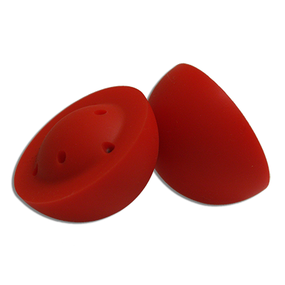 Split Ball Red (1.7 inch) by JL Magic Trick