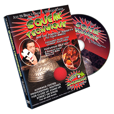 Squeak Technique (DVD and Squeakers) by Jeff McBride DVD