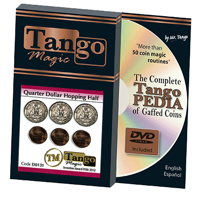 Hopping Half with Quarter (w/DVD) (D0131) by Tango Trick