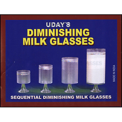 Diminishing Milk Glasses by Uday Trick